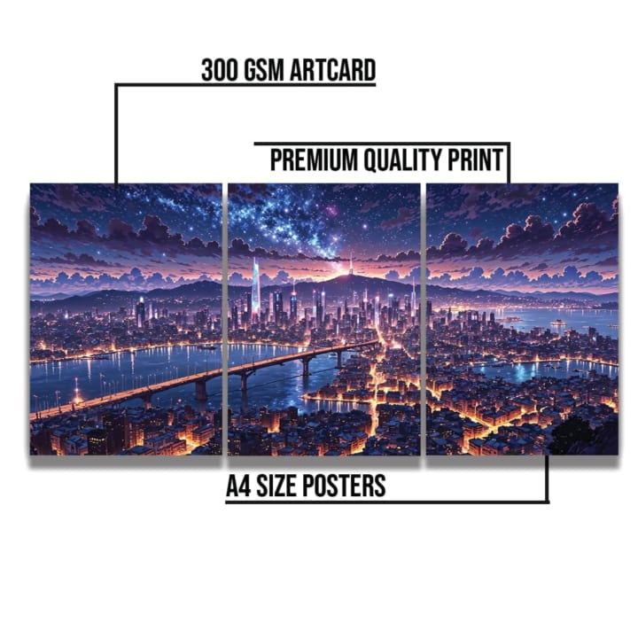 City Lights on Canvas